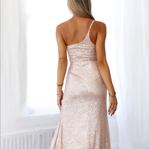 Hello Molly Dear Amelia Rose Gold Dress - Picture 5 of 12